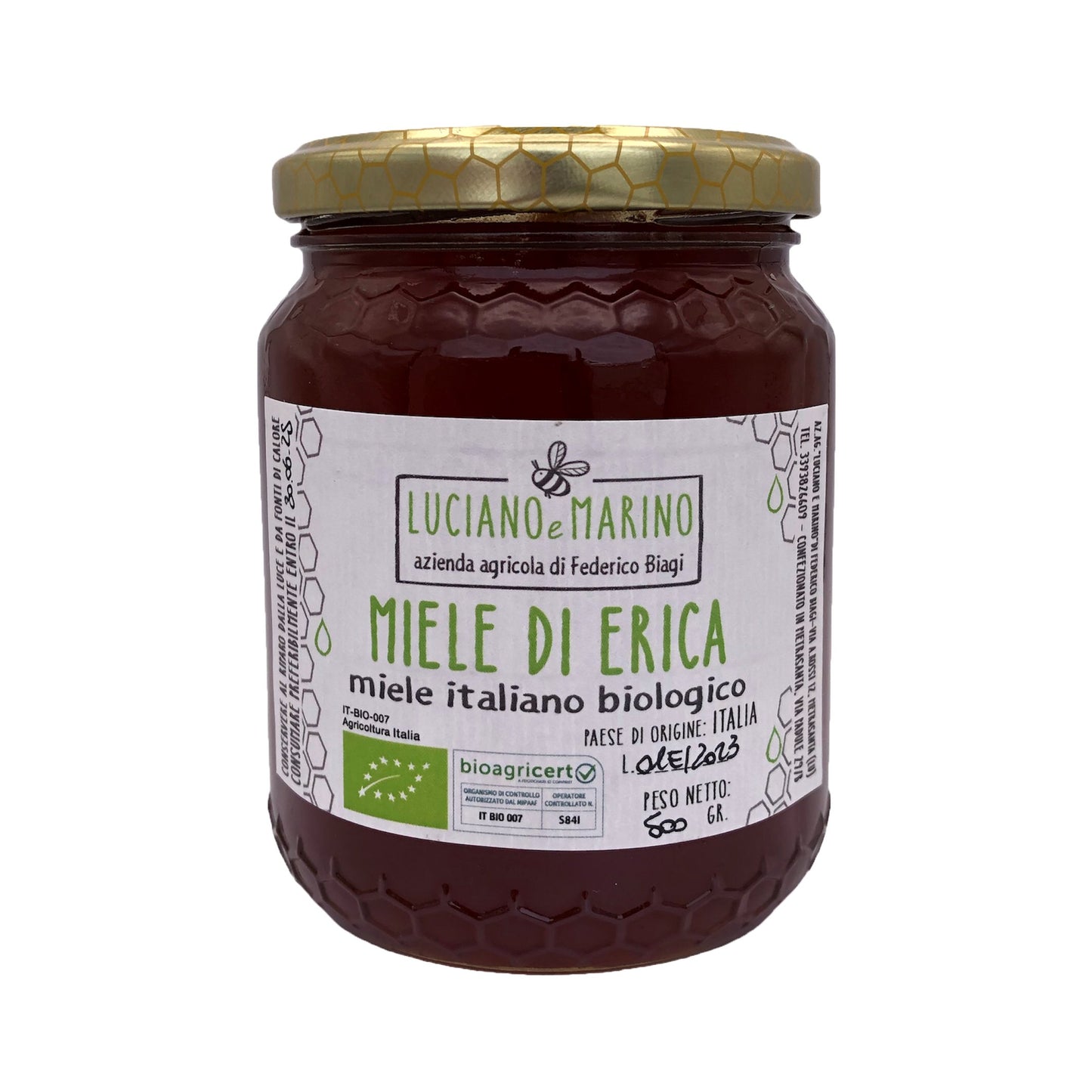 Miele di Erica BIO - 500 gr.