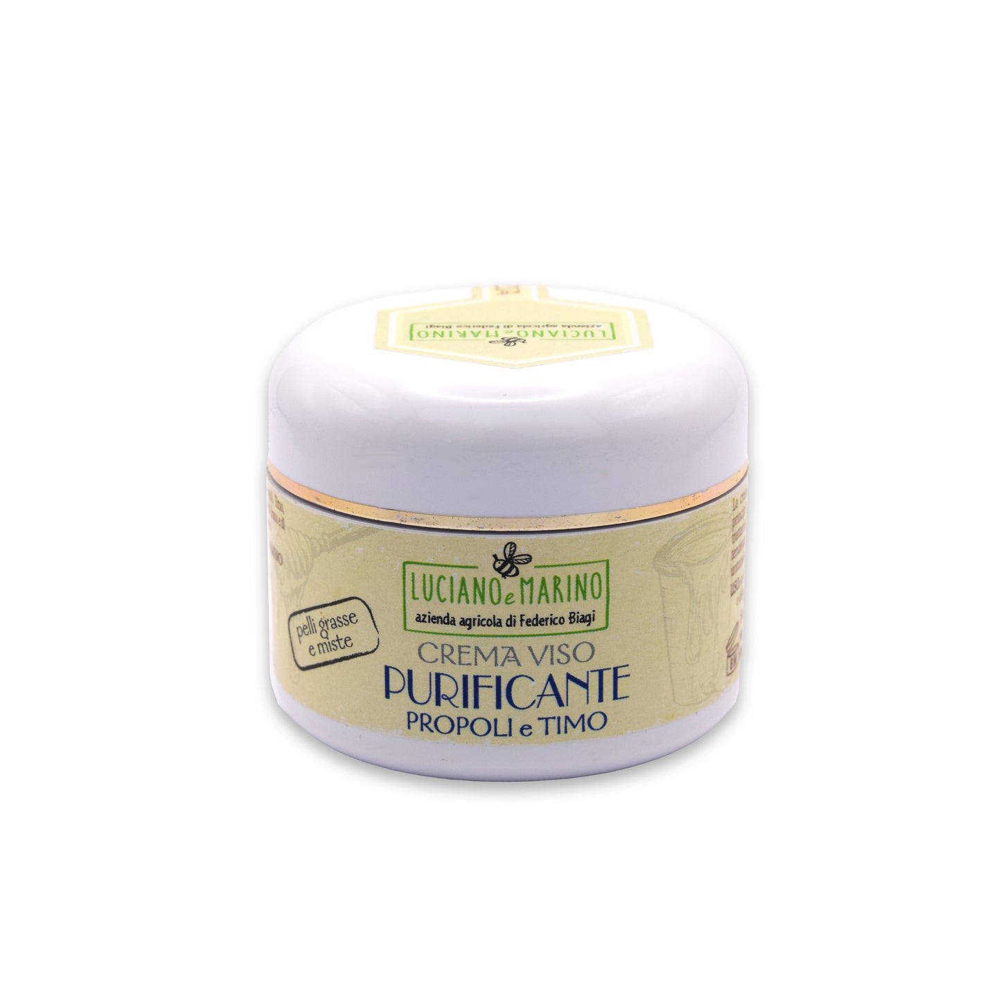 Purifying face cream with propolis and thyme - 50 ml