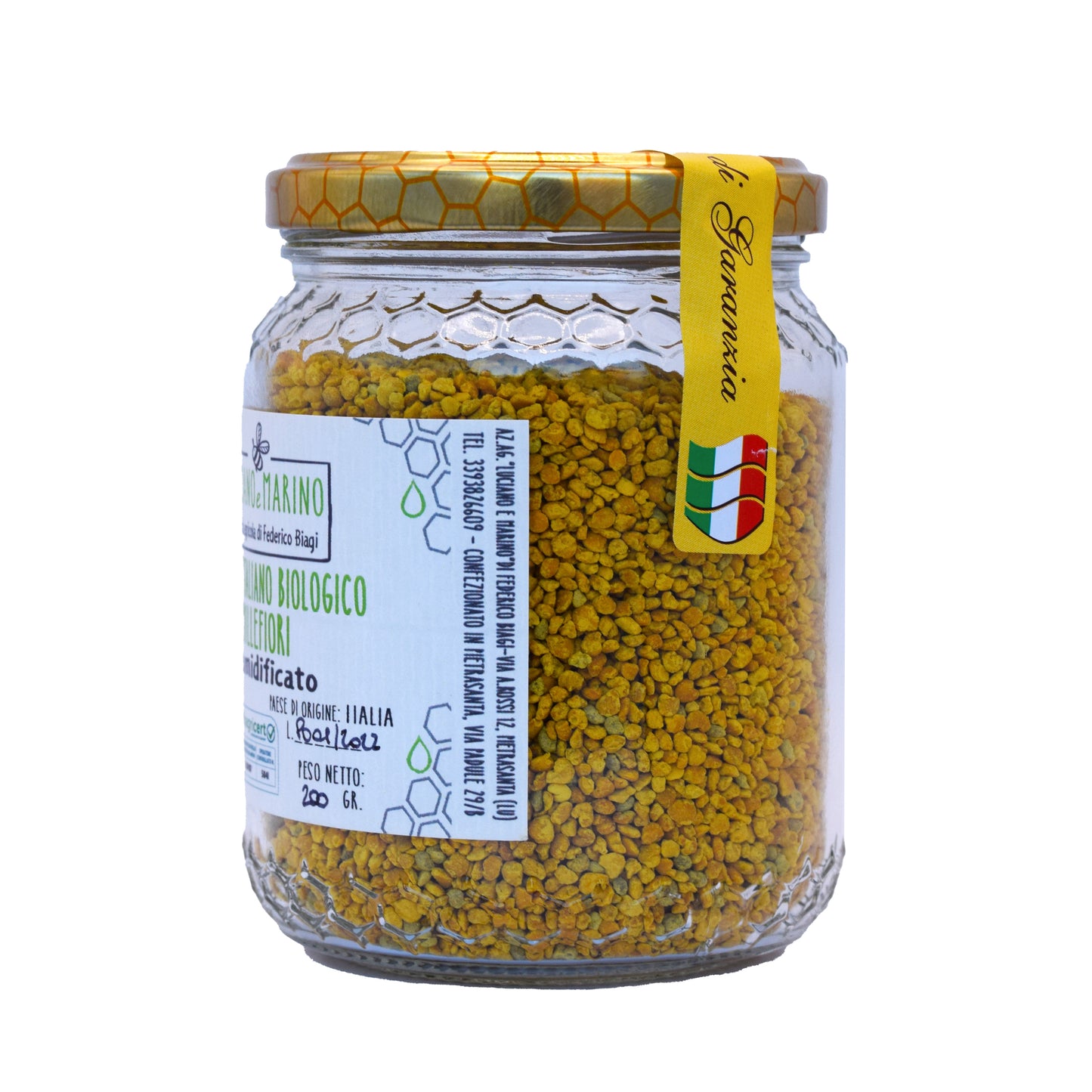 Pollen Italien Déshumidifié Bio Millefiori - 200g