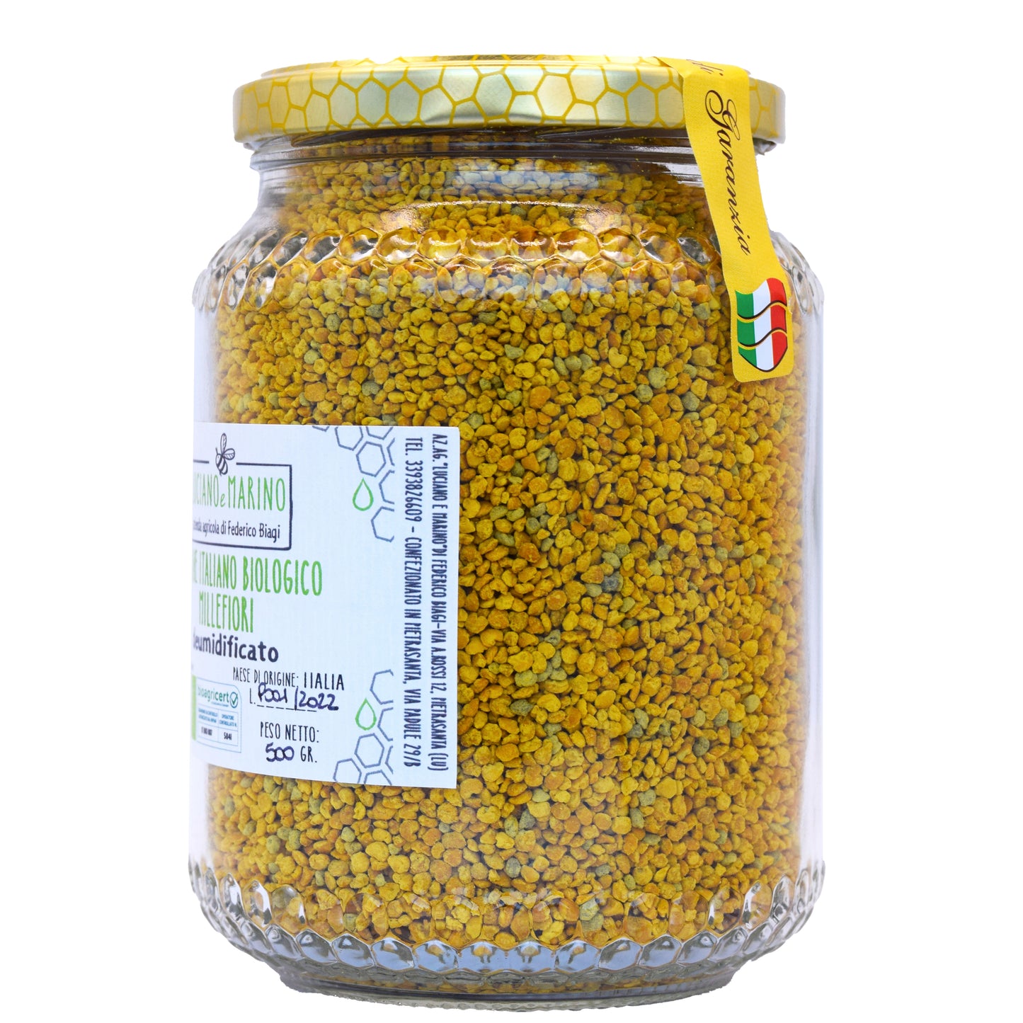 Pollen Italien Déshumidifié Bio Millefiori - 500g