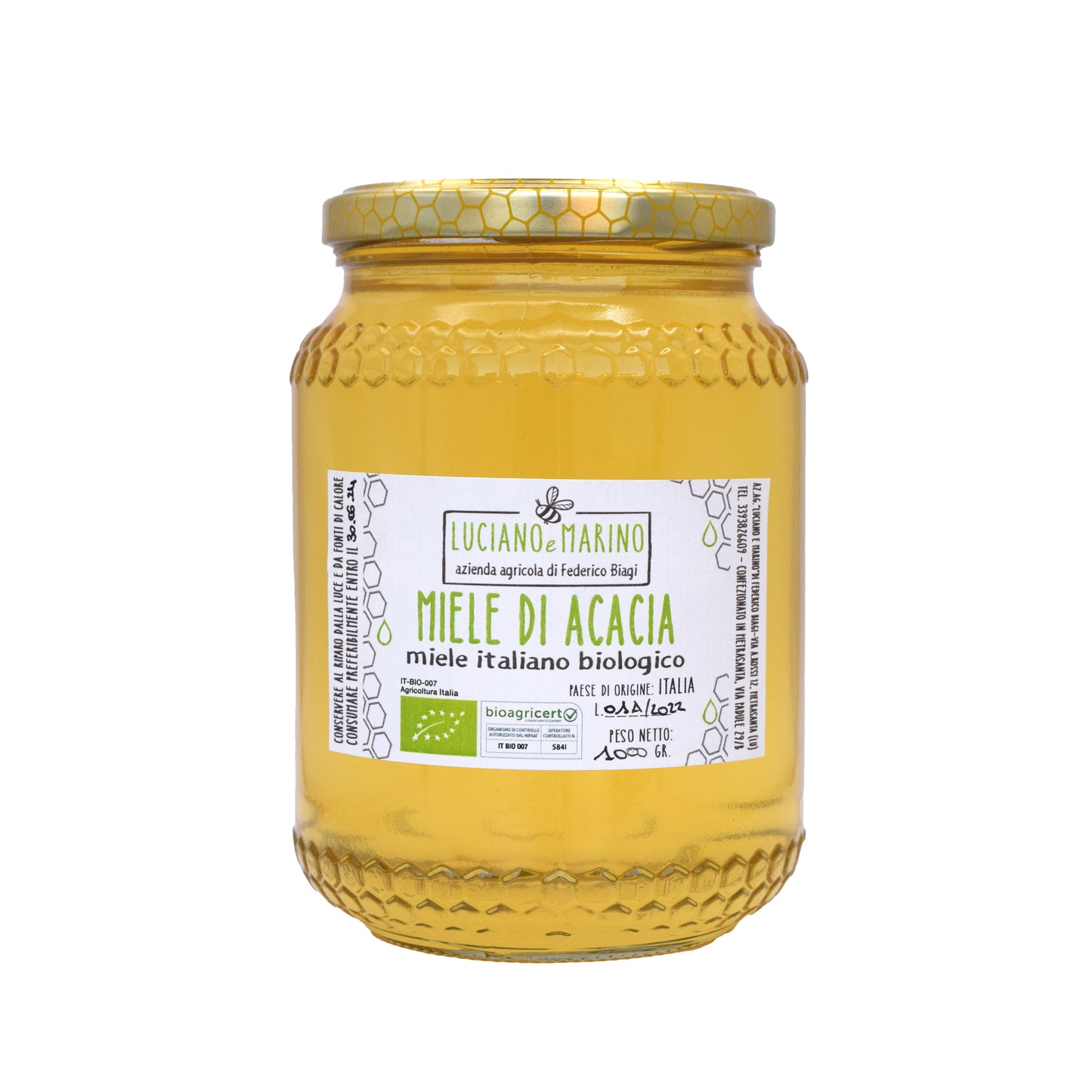 Organic Acacia Honey - 1kg