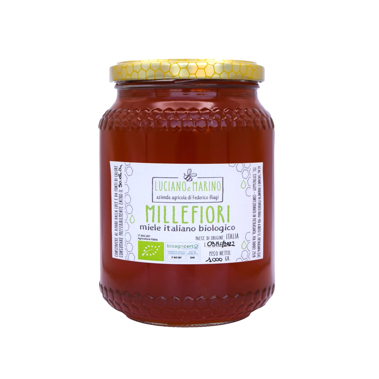 Millefiori honey BIO - 1kg