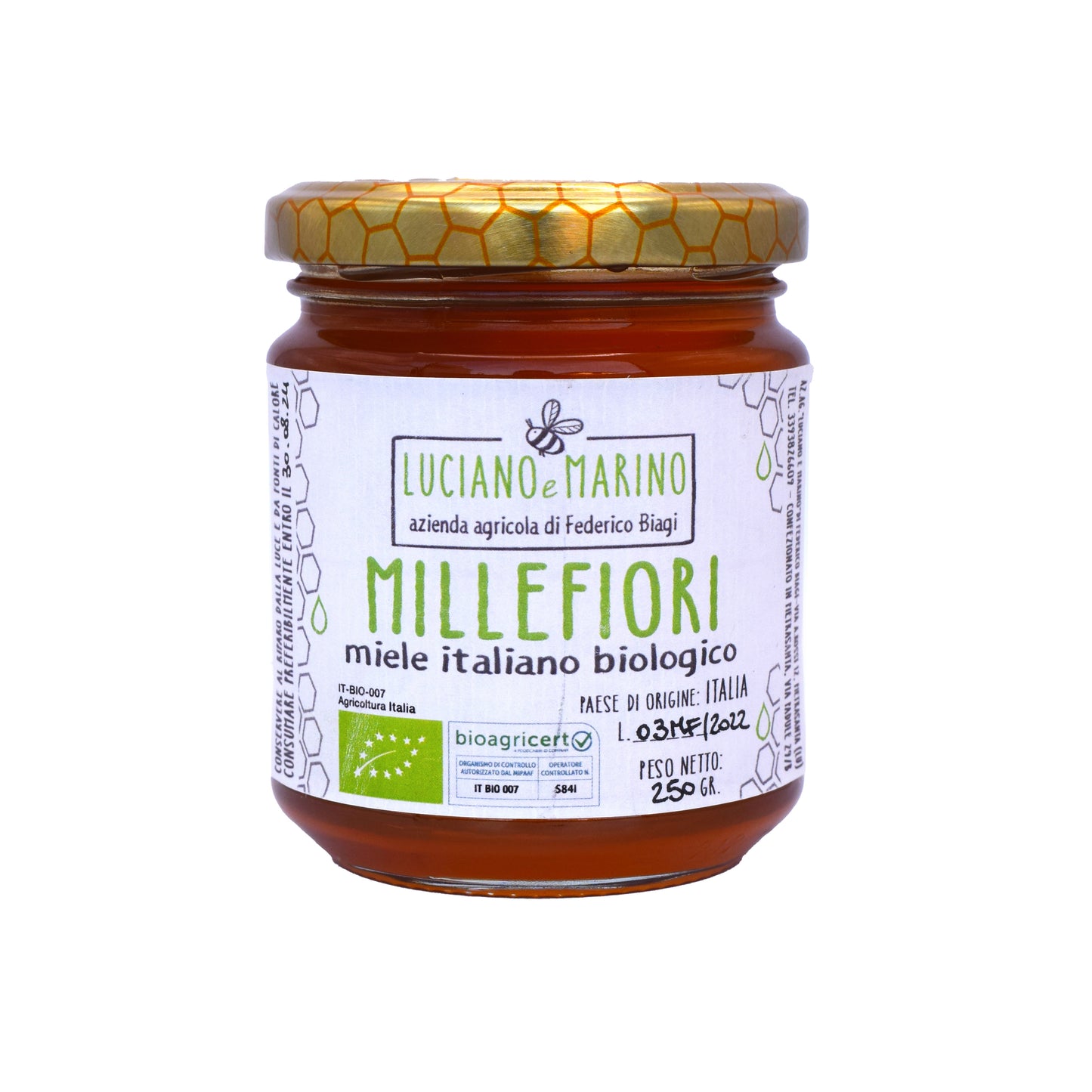 Millefiori honey BIO - 250g