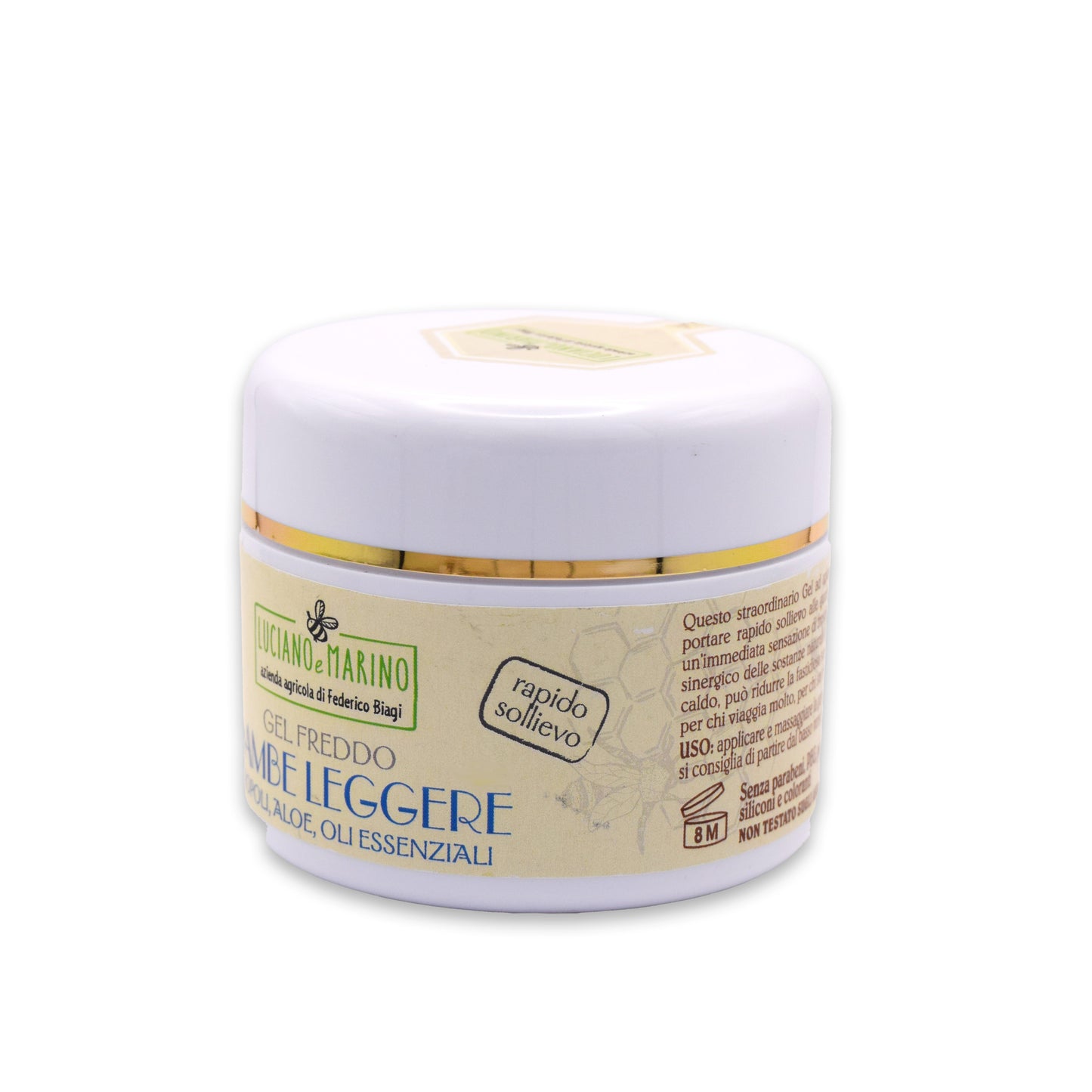 Light Legs Cold Gel with propolis, aloe and essential oils - 100ml