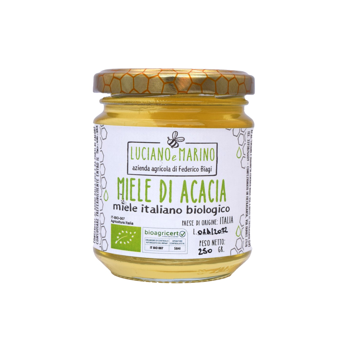 Organic Acacia Honey - 250g