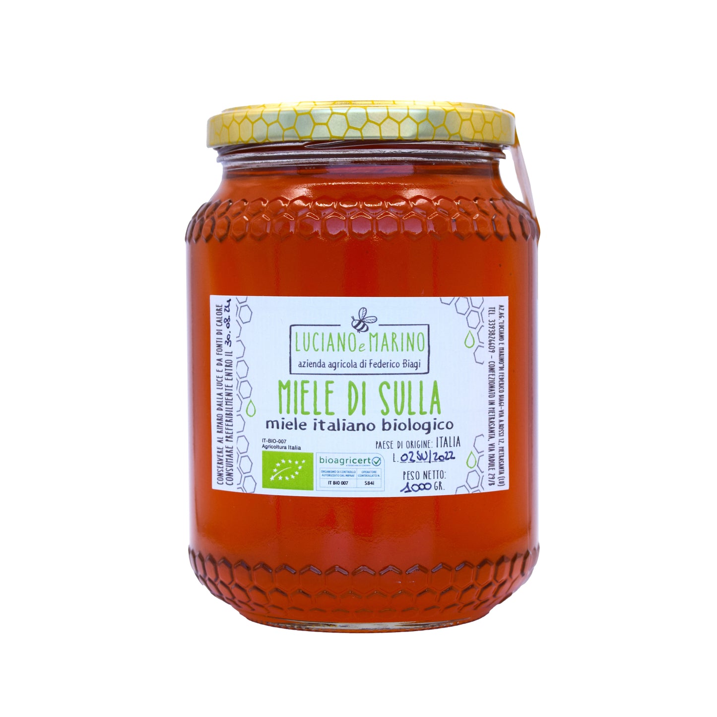 Organic Sulla honey - 1kg